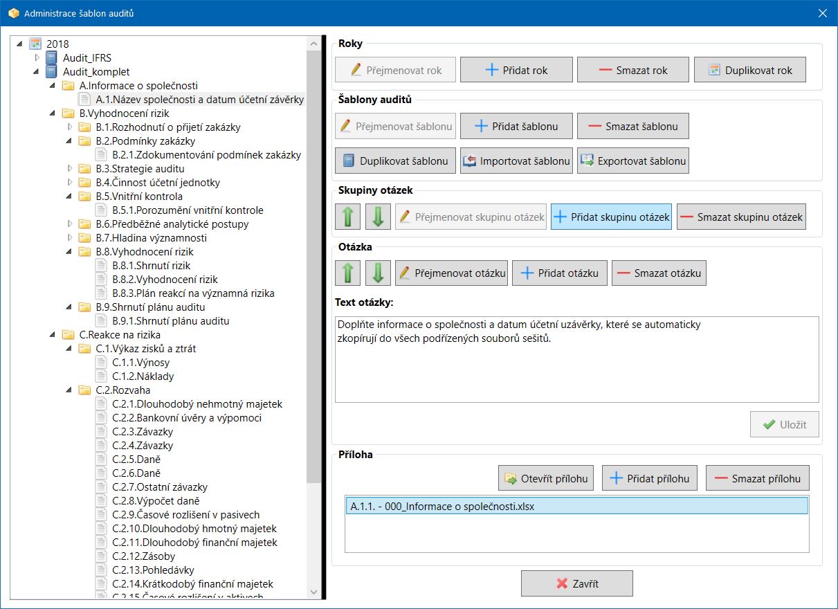 Templates management